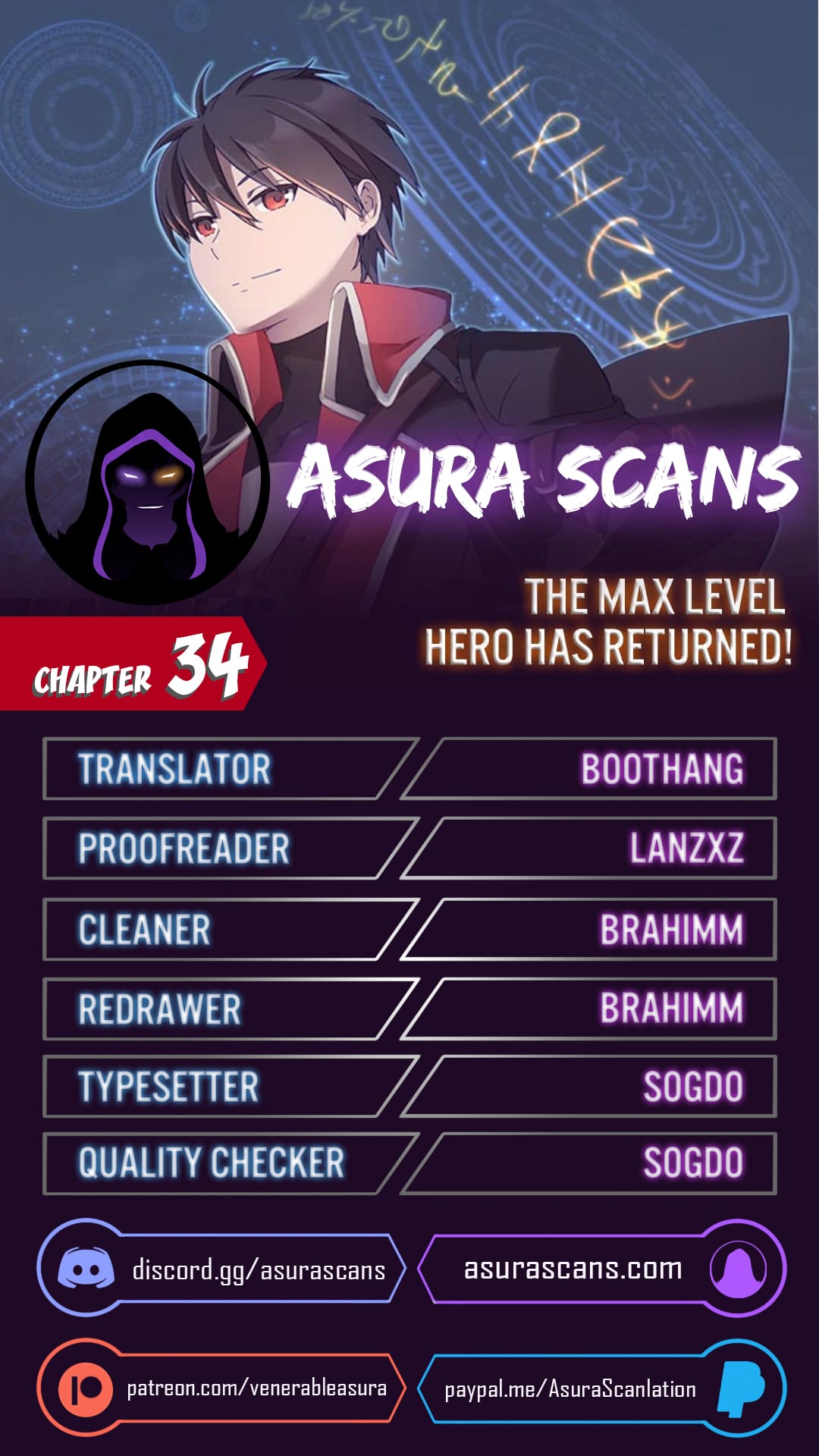 The MAX leveled hero will return! Chapter 34 1